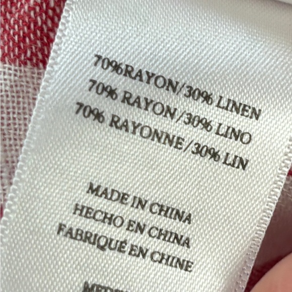 Rails red & white stripe Charli shirt M - Picture 14 of 15